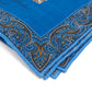 Pocket Square "Paisley Incrati" made of Cotton, Silk and Linen - Hand-rolled