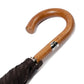 Dunkelbrauner Stockschirm "Traveller" mit Holzgriff