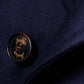 Sealup x MJ: Dunkelblauer Long-Peacoat "Genova" aus reiner Wolle - Iconic Sealup