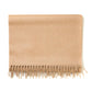 MJ Exklusiv: Camelfarbener Schal "Classic Plain" aus schottischem Kaschmir