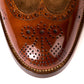 Loafer "Monk Strap Fringes" aus handgefärbtem Kalbsleder - reine Handarbeit