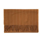 Fox Brother´s x MJ: Vicunafarbener Schal "Fox Pin-Stripe" aus Kaschmir und Merinowolle