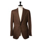 Sakko "Brown Herringbone Gent" aus reiner Merino-Wolle von Fox Brother's - reine Handarbeit