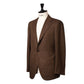 Sakko "Brown Herringbone Gent" aus reiner Merino-Wolle von Fox Brother's - reine Handarbeit