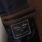 Sakko "Brown Herringbone Gent" aus reiner Merino-Wolle von Fox Brother's - reine Handarbeit