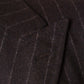 Brauner Anzug "Chalk Stripe" aus englischer Wolle - Fox Heritage Flannel  - reine Handarbeit