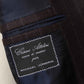 Brauner Anzug "Chalk Stripe" aus englischer Wolle - Fox Heritage Flannel  - reine Handarbeit