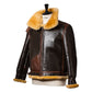 Chapal Paris x MJ: Fliegerjacke "Bomber B1" aus gewachsenem Lammfell - Handarbeit