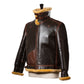 Chapal Paris x MJ: Fliegerjacke "Bomber B1" aus gewachsenem Lammfell - Handarbeit