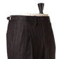 Brauner Anzug "Chalk Stripe" aus englischer Wolle - Fox Heritage Flannel  - reine Handarbeit