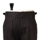 Brauner Anzug "Chalk Stripe" aus englischer Wolle - Fox Heritage Flannel  - reine Handarbeit