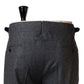 Flanellgraue Hose "Fox Flannel" aus englischer Wolle - reine Handarbeit