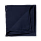 Marineblaues Einstecktuch "Jour Venise" aus reinem Leinen