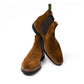 Boot "Winter Chelsea" aus tabakbraunem Rauhleder - reine Handarbeit