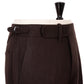 Braune Hose "Limited Fox Flannel" aus englischer Wolle - reine Handarbeit