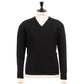 Pullover "Oxton Vee" aus feinem schottischen 1 Ply-Kaschmir